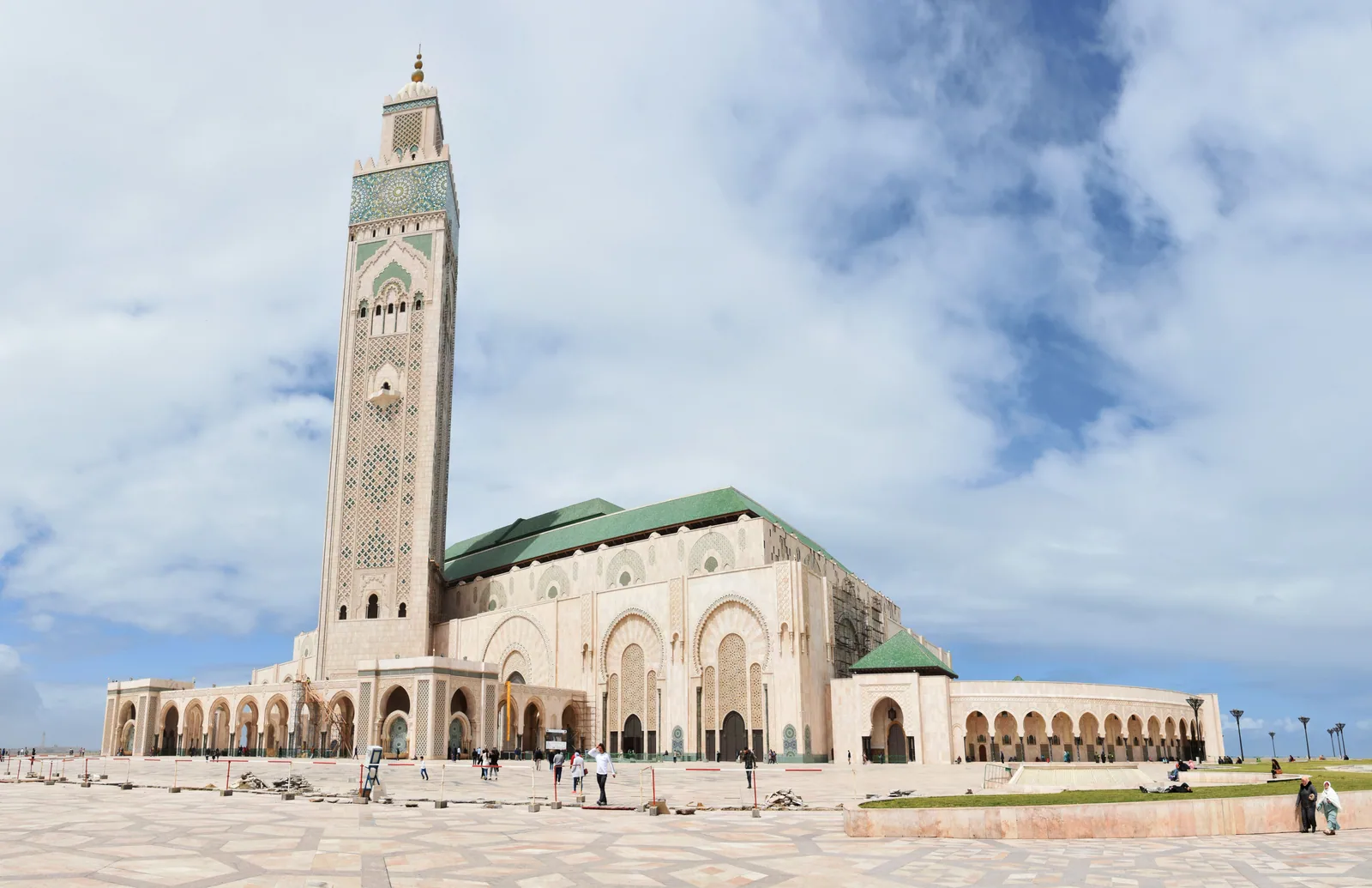 Hassan II Mosque overlooking the Atlantic