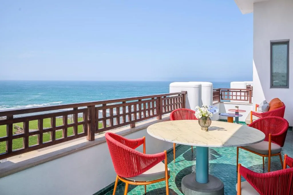 Terrace with ocean view — Four Seasons Hotel Rabat at Kasr Al Bahr