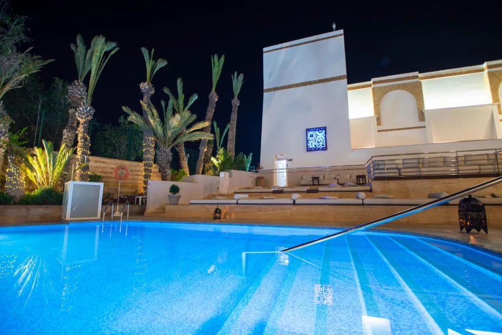 Swimming pool at night — Hôtel Timoulay & Spa Agadir