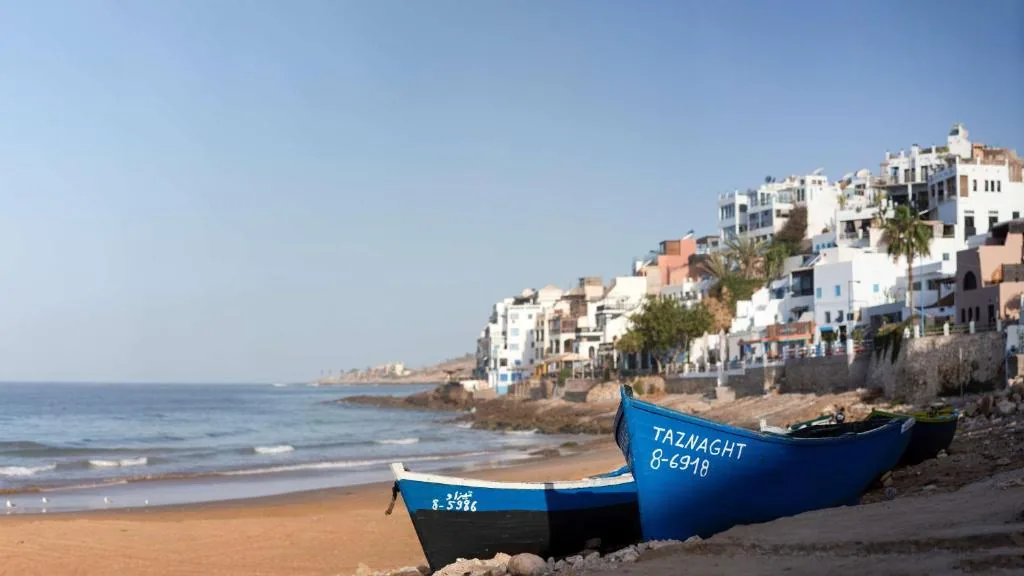 Taghazout beach and village — Hyatt Regency Taghazout