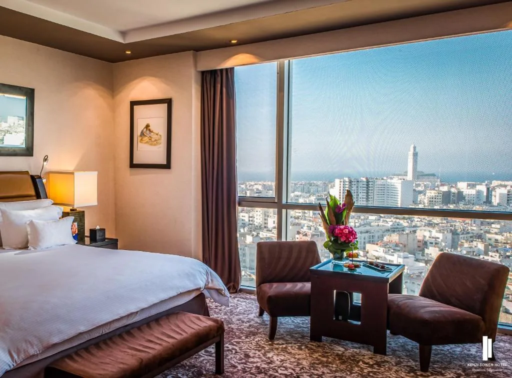 Room with a city view — Kenzi Tower Hotel
