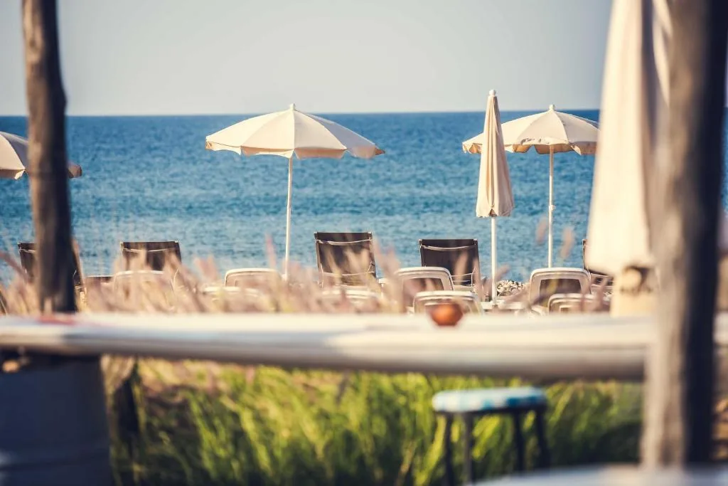 Terrace facing the sea — Paradis Plage Surf Yoga & Spa Resort