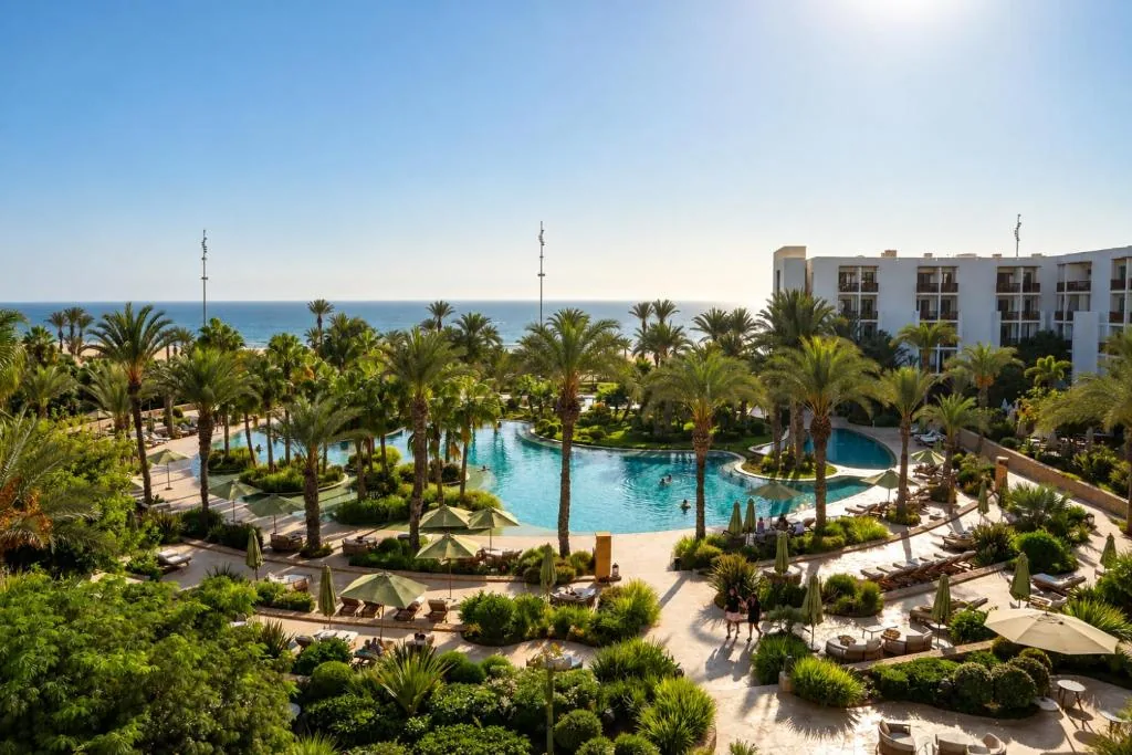 Pool and garden — The View Agadir