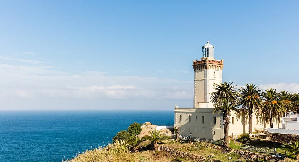 Cape Spartel and its lighthouse, where the Atlantic meets the Mediterranean