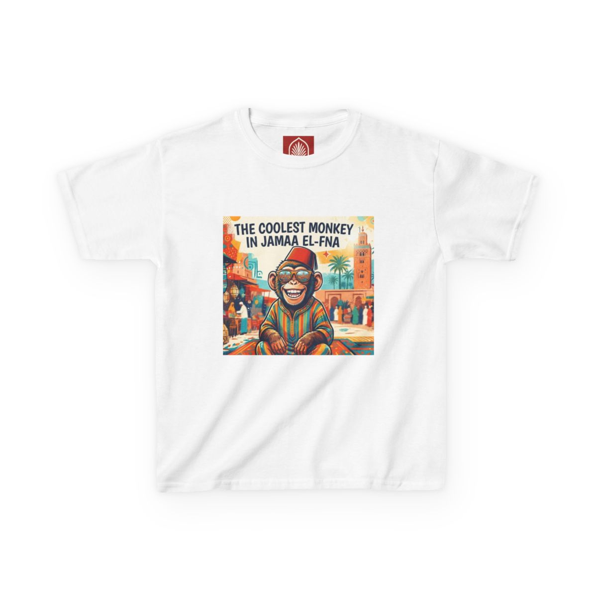 Jemaa el-Fna Monkey Kids Tee