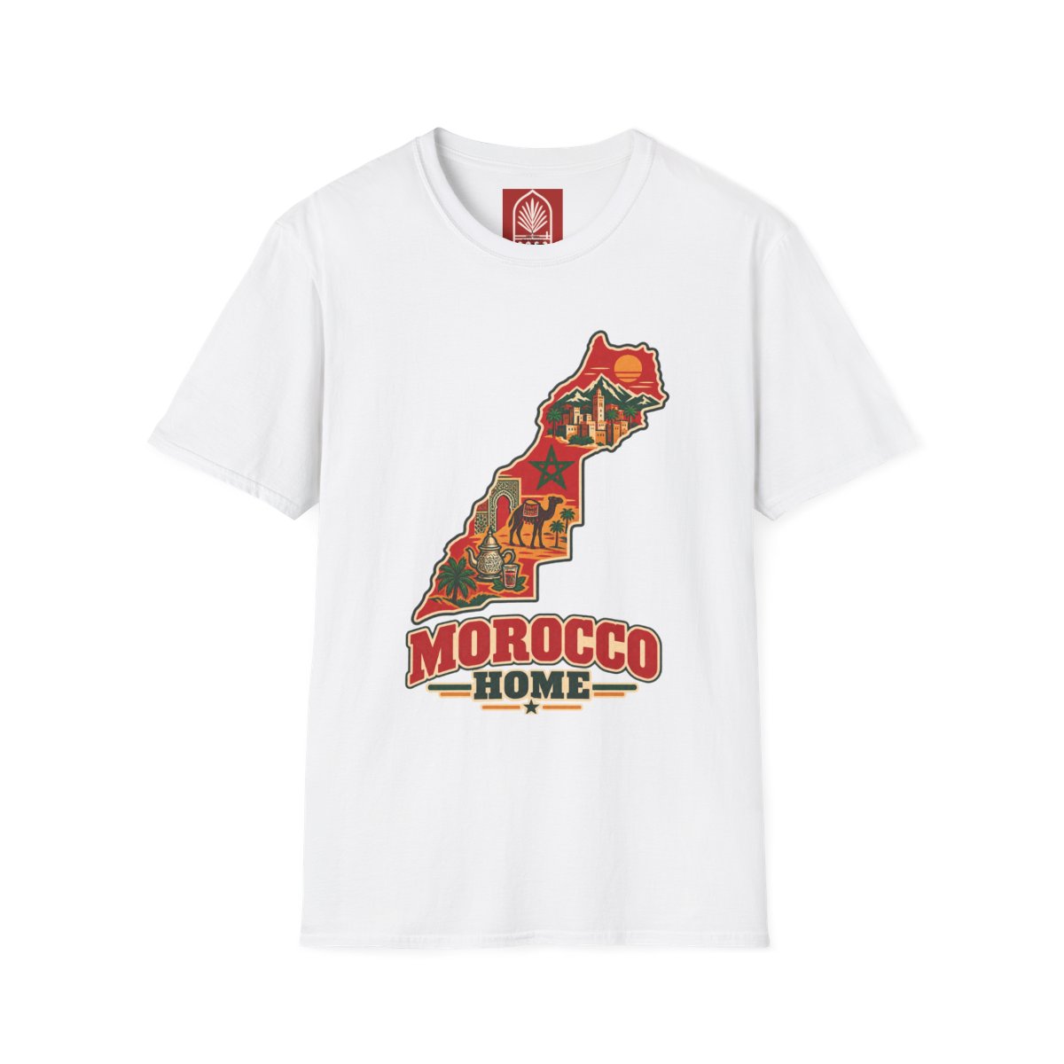 Camiseta Mapa de Marruecos