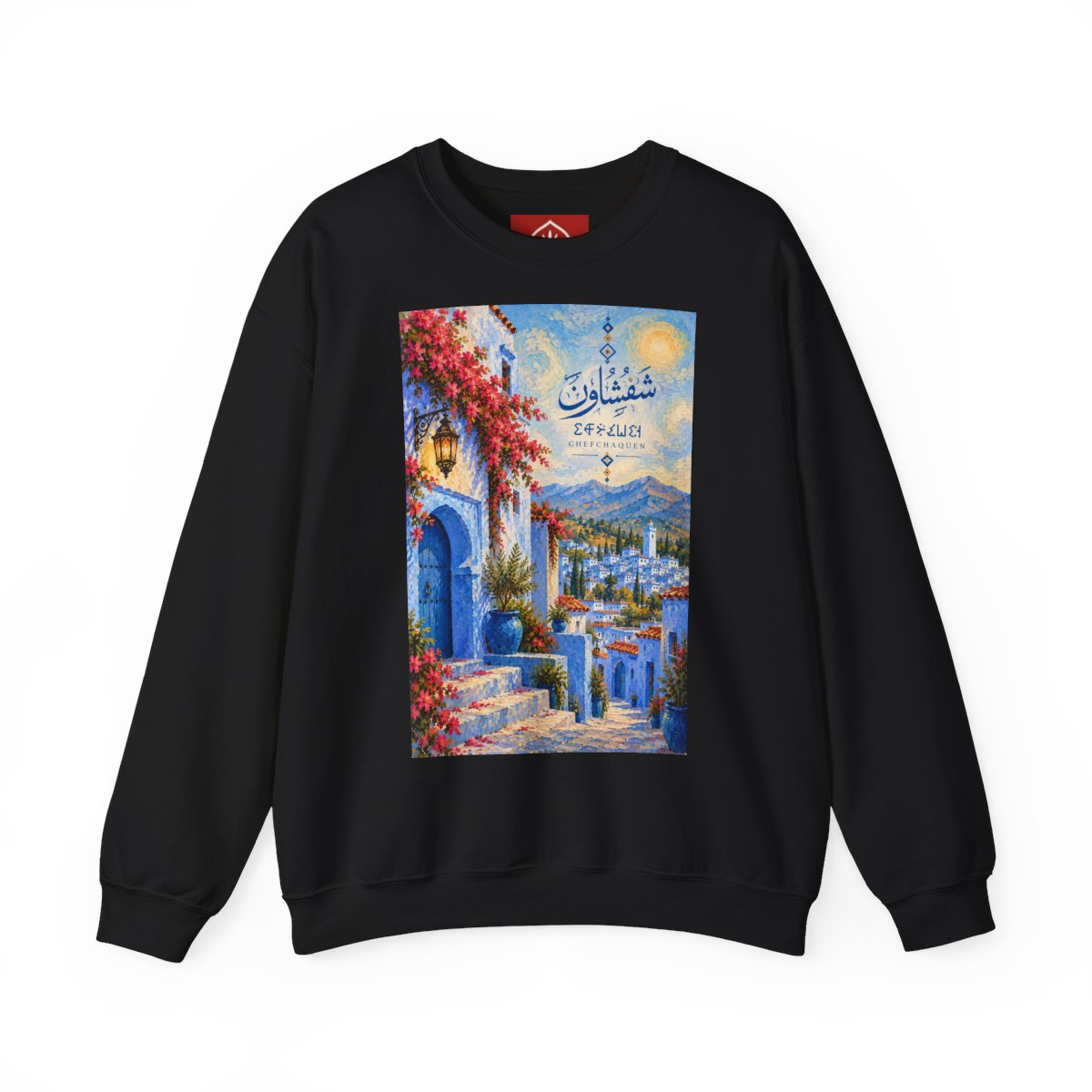 Sweatshirt Chefchaouen Impressionistisch