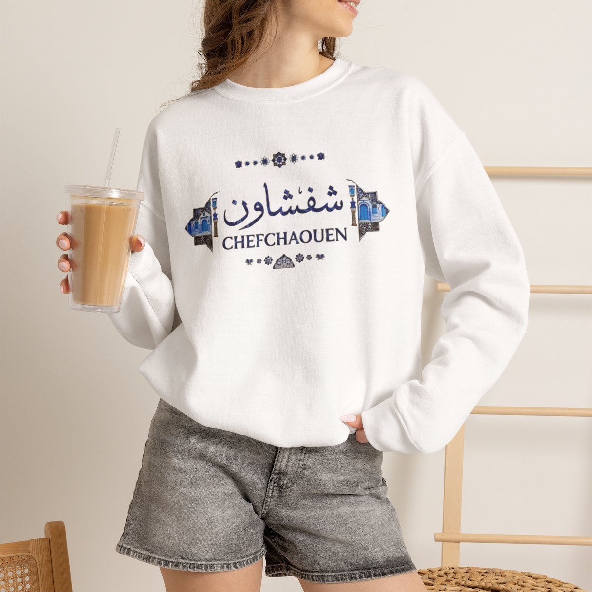 Sudadera Chefchaouen Ciudad Azul